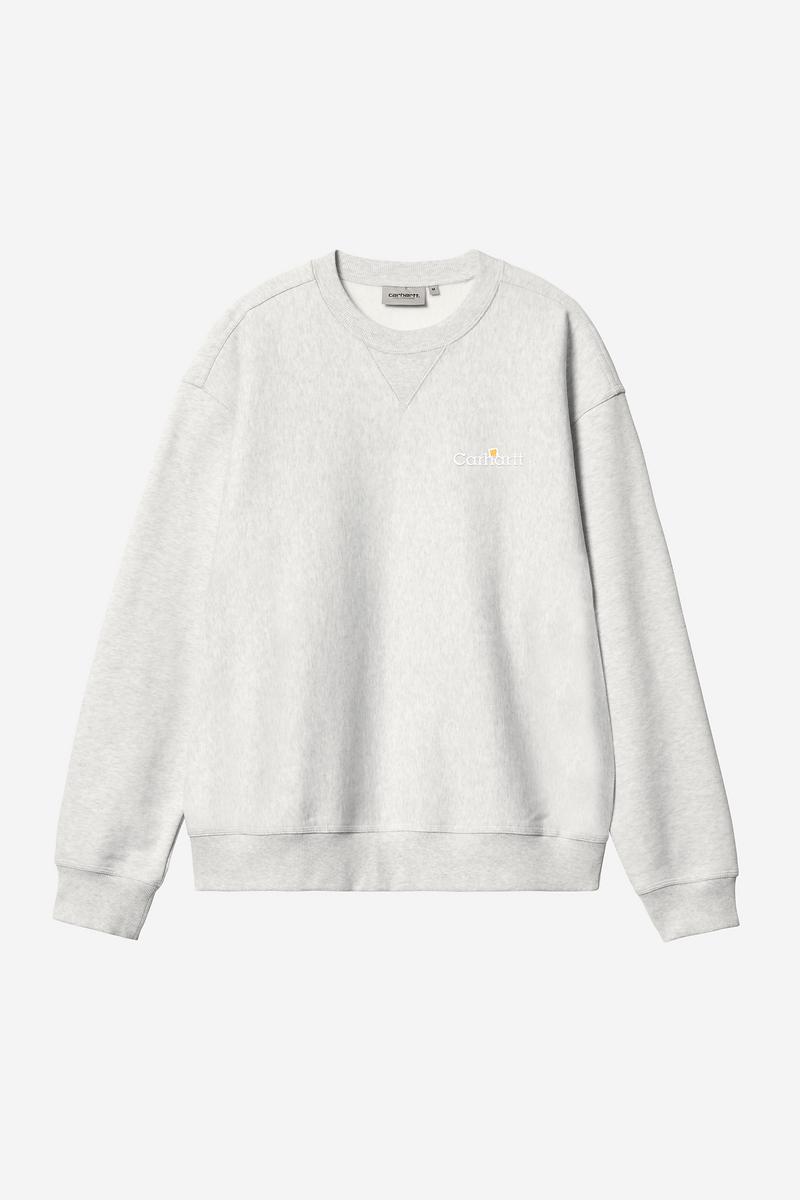 Carhartt WIP Label Sweatshirt - Ash Heather