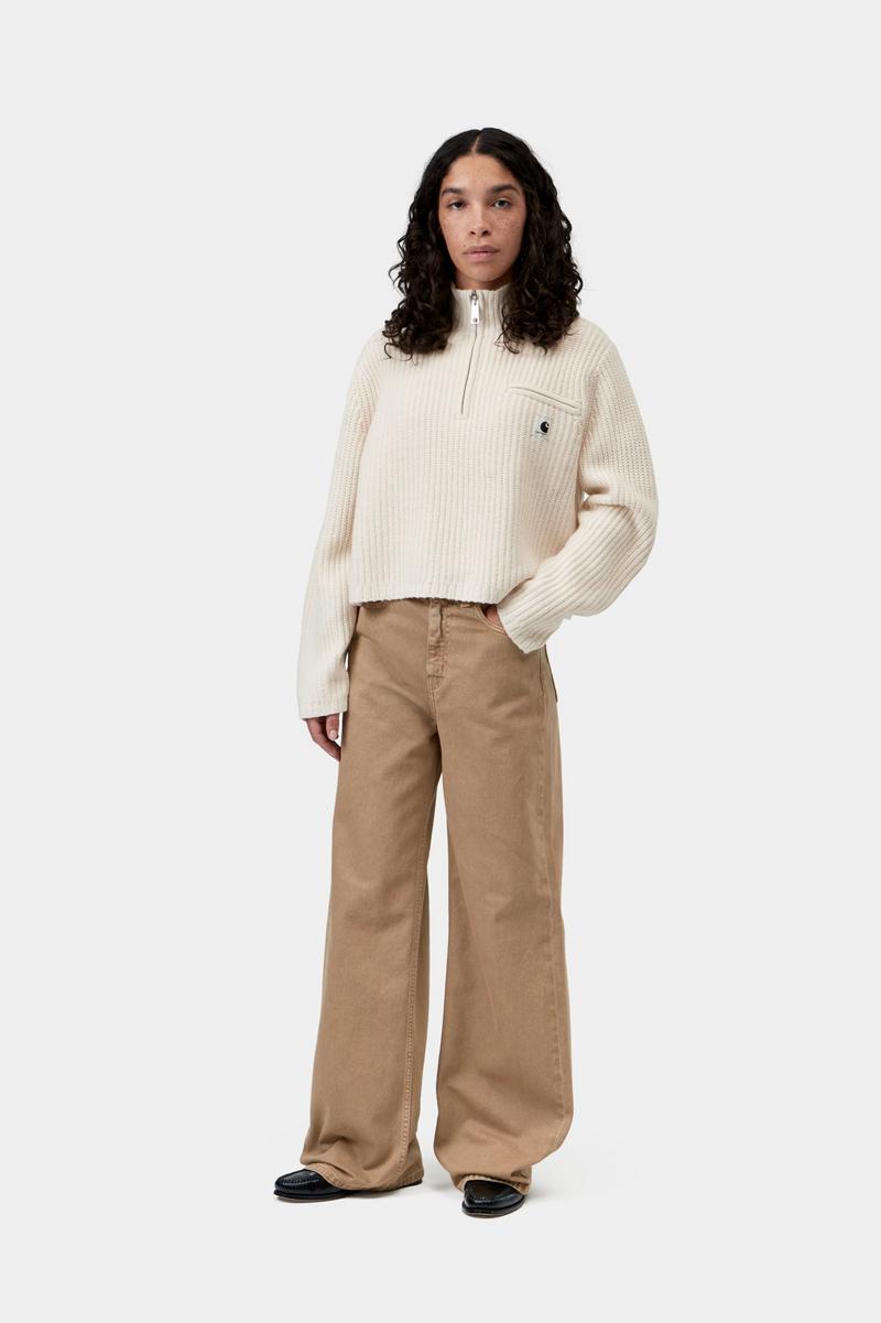 Carhartt Detroit Half Zip Sweater - Natürlich