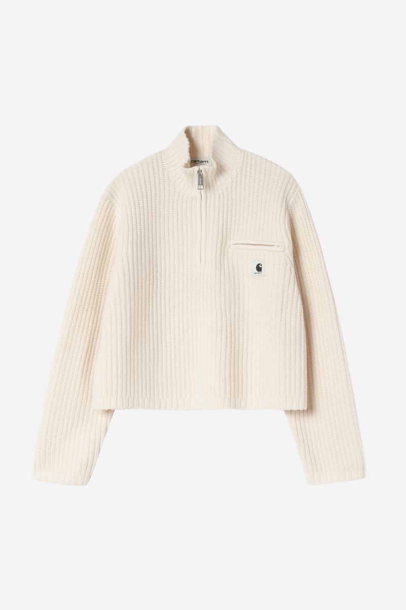 Carhartt Detroit Half Zip Sweater - Natürlich