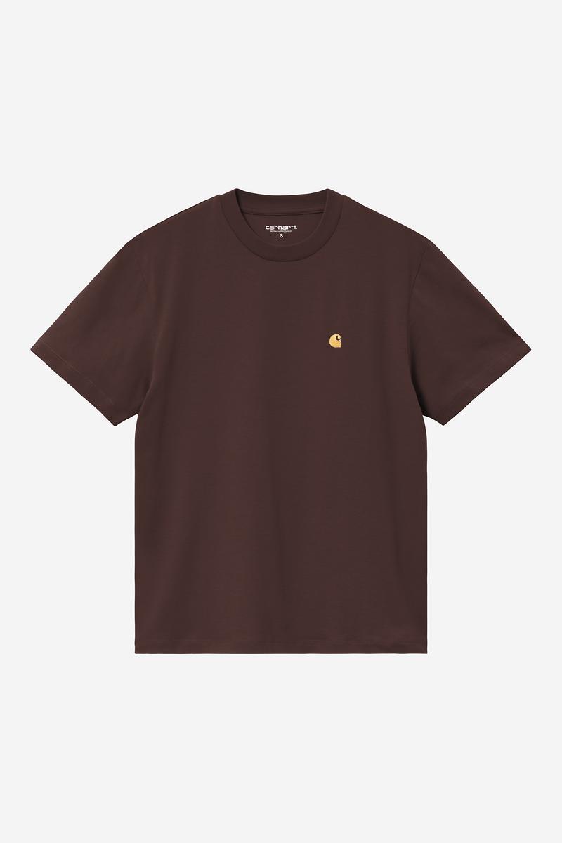 Carhartt S/S Chase T-Shirt - Palisander / Gold