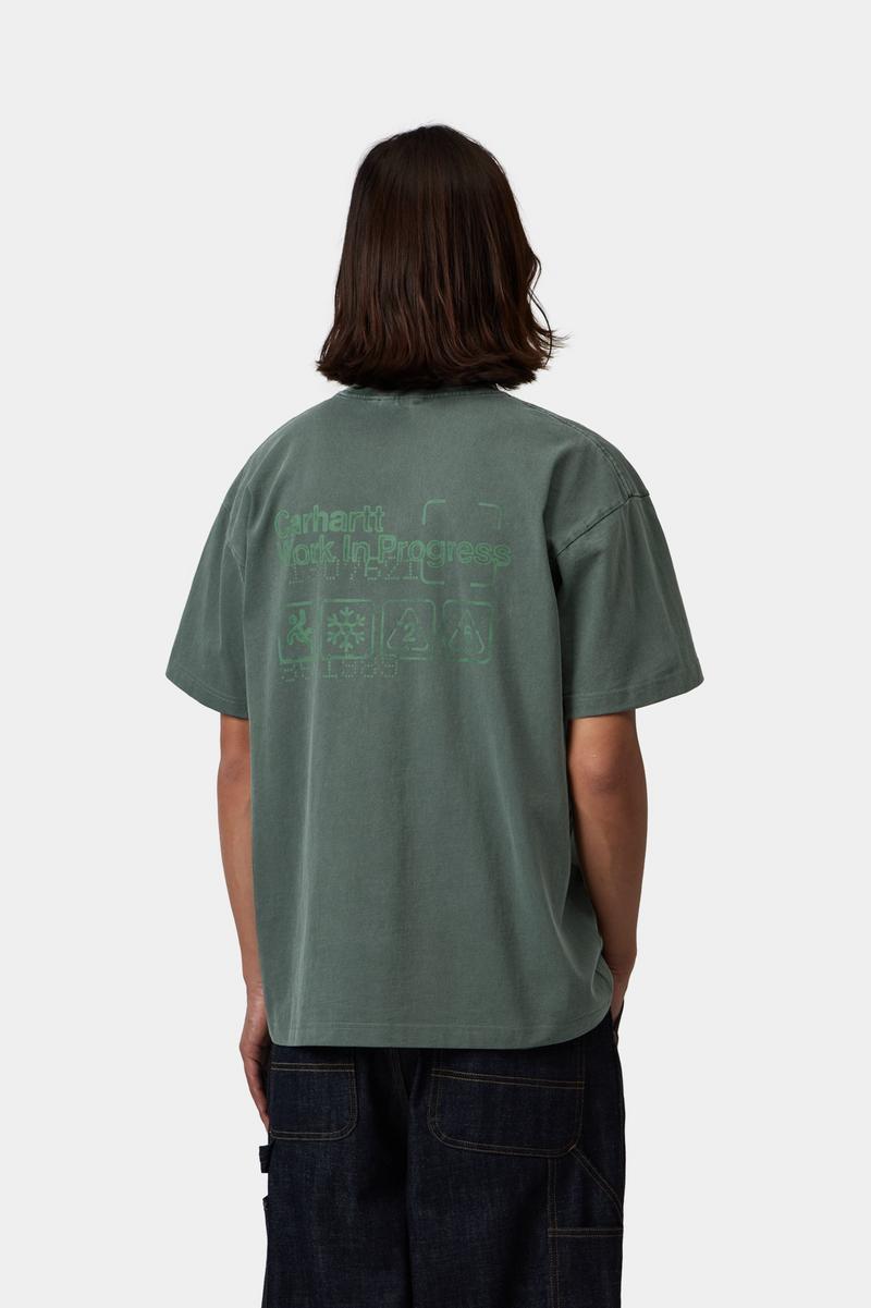 Carhartt S/S Boxed T-Shirt - Dunkler Skarabäus, stückgefärbt