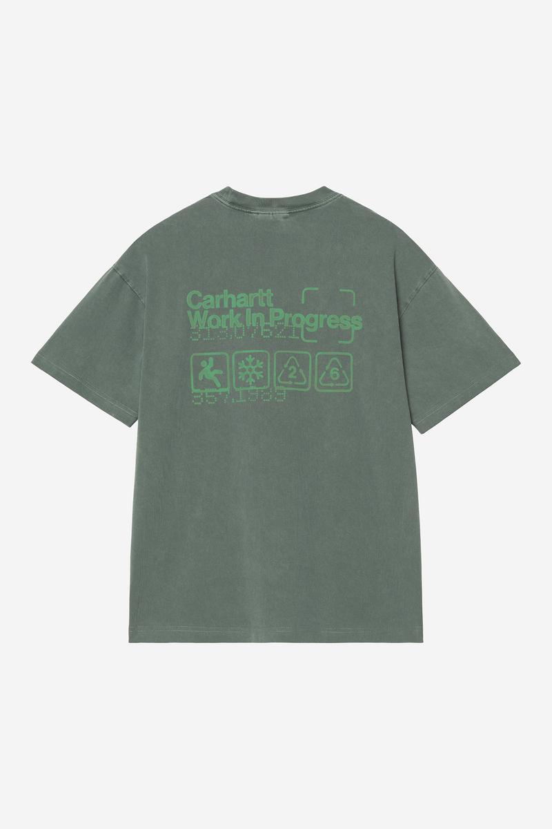 Carhartt S/S Boxed T-Shirt - Dunkler Skarabäus, stückgefärbt