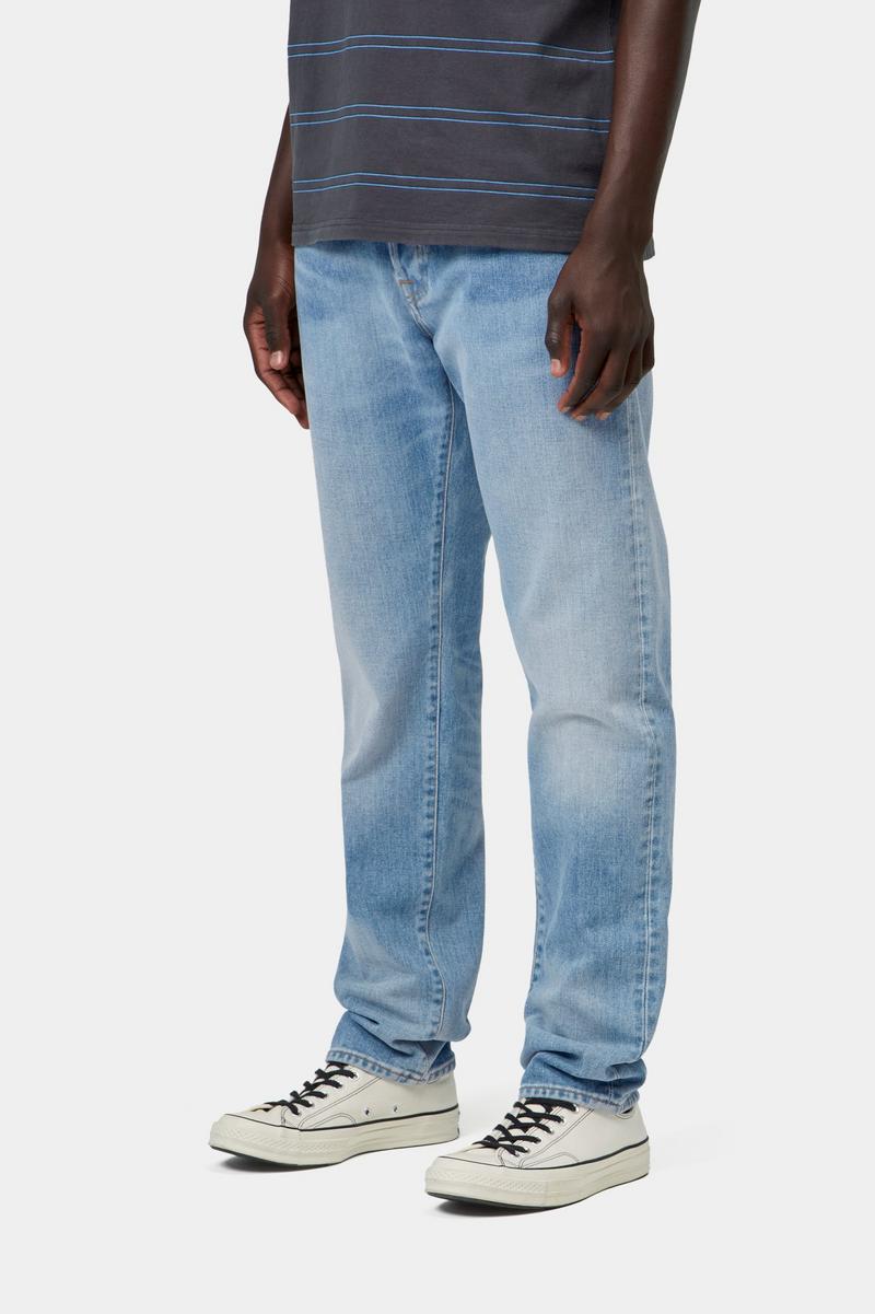 Carhartt Klondike Pant - Blau, helle Used-Waschung