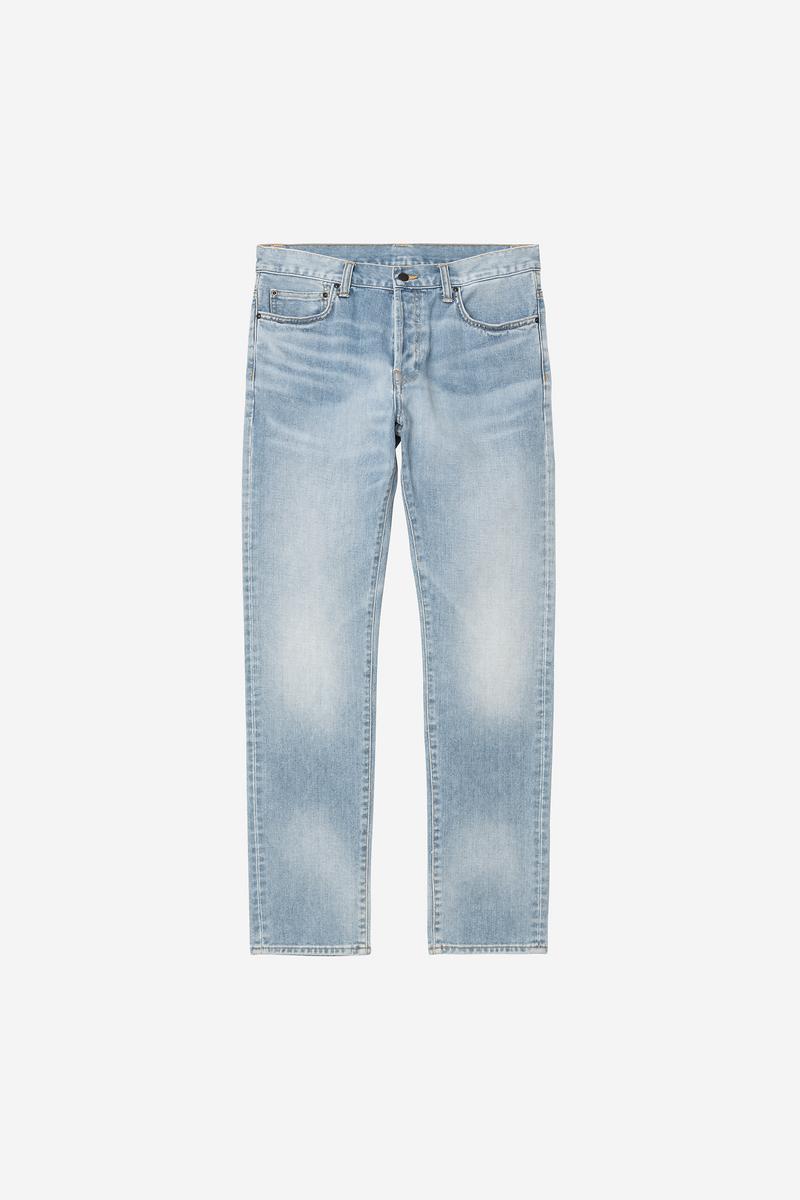 Carhartt Klondike Pant - Blau, helle Used-Waschung