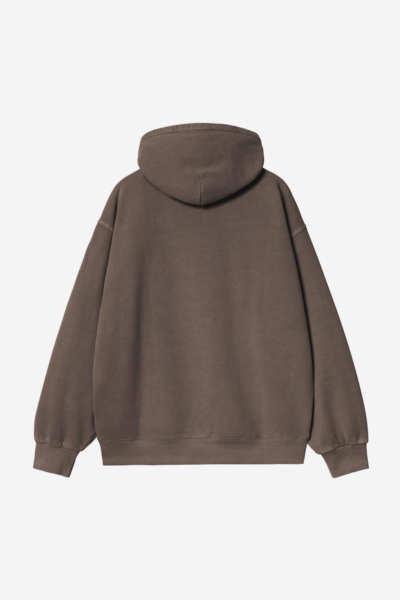 Carhartt Hooded Vista Sweatshirt - Tabak, Stückgefärbt