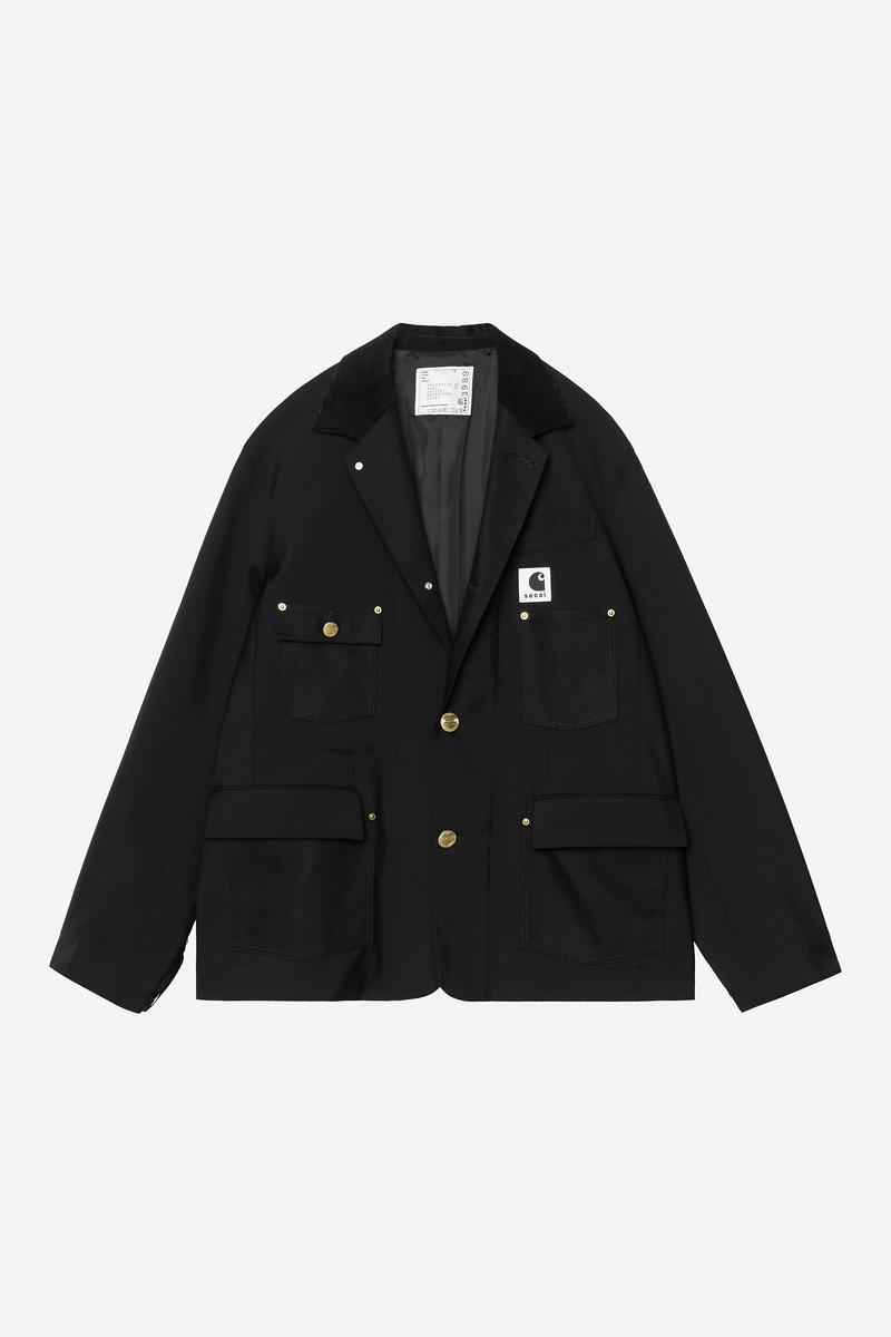 Carhartt sacai x WIP Suiting x Duck Jacket - Sacai Schwarz