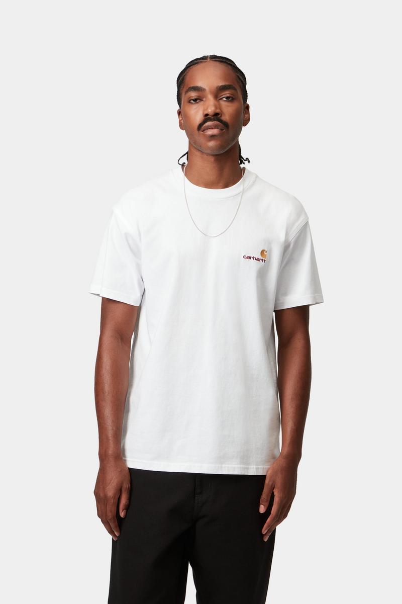 Carhartt S/S American Script T-Shirt - Weiß