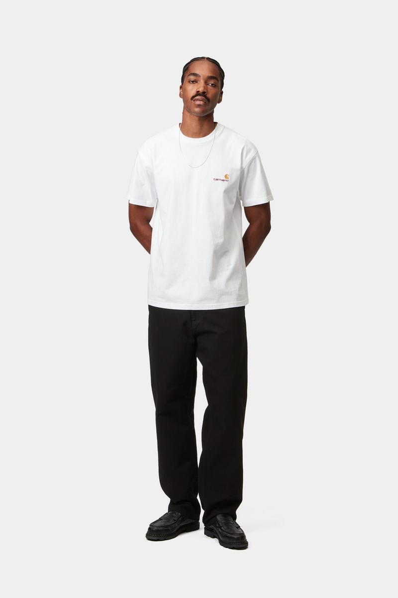 Carhartt S/S American Script T-Shirt - Weiß
