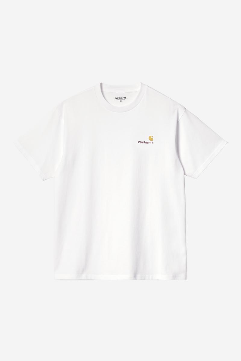 Carhartt S/S American Script T-Shirt - Weiß