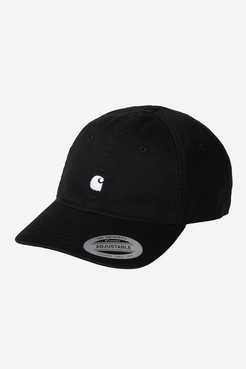 Carhartt Madison Logo Cap - Schwarz / Weiß