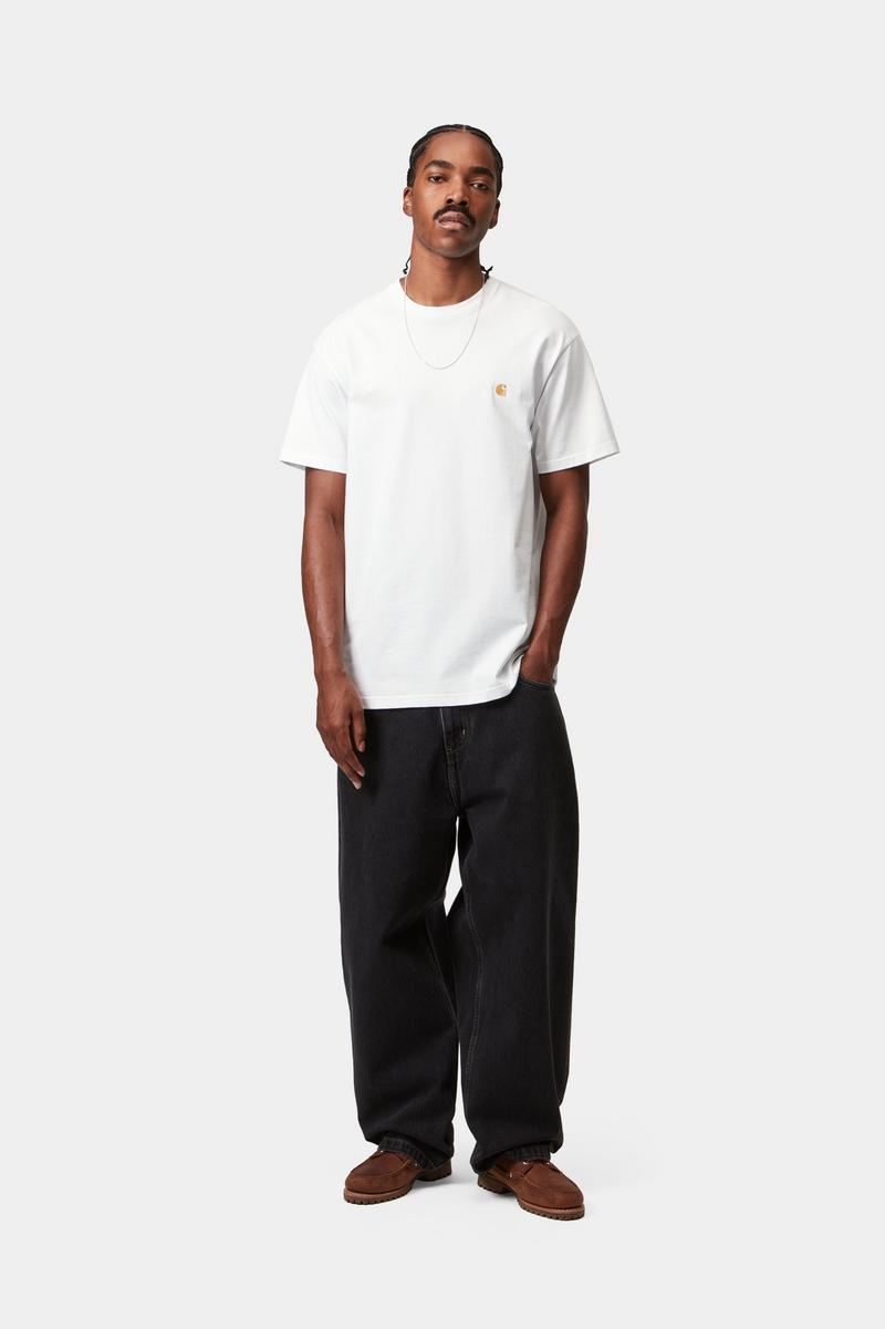 Carhartt S/S Chase T-Shirt - Weiß / Gold