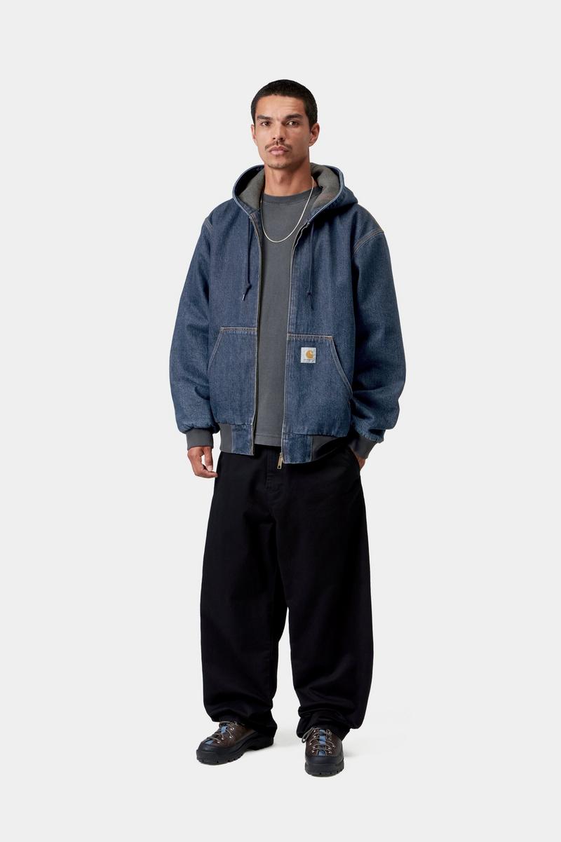 Carhartt OG Active Jacket - Blau, Stonewashed