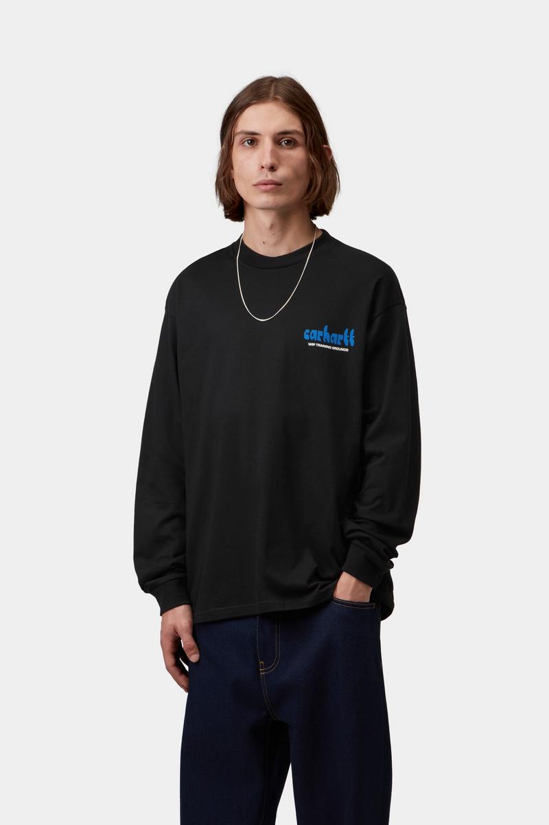 Carhartt L/S Framework T-Shirt - Schwarz
