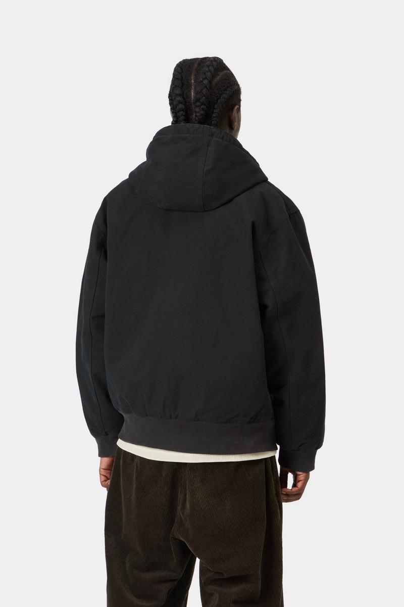 Carhartt OG Active Jacket - Schwarzes, steinernes Canvas
