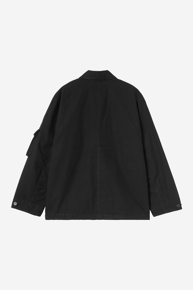 Carhartt Mandelson Jacket - Schwarz, stückgefärbt