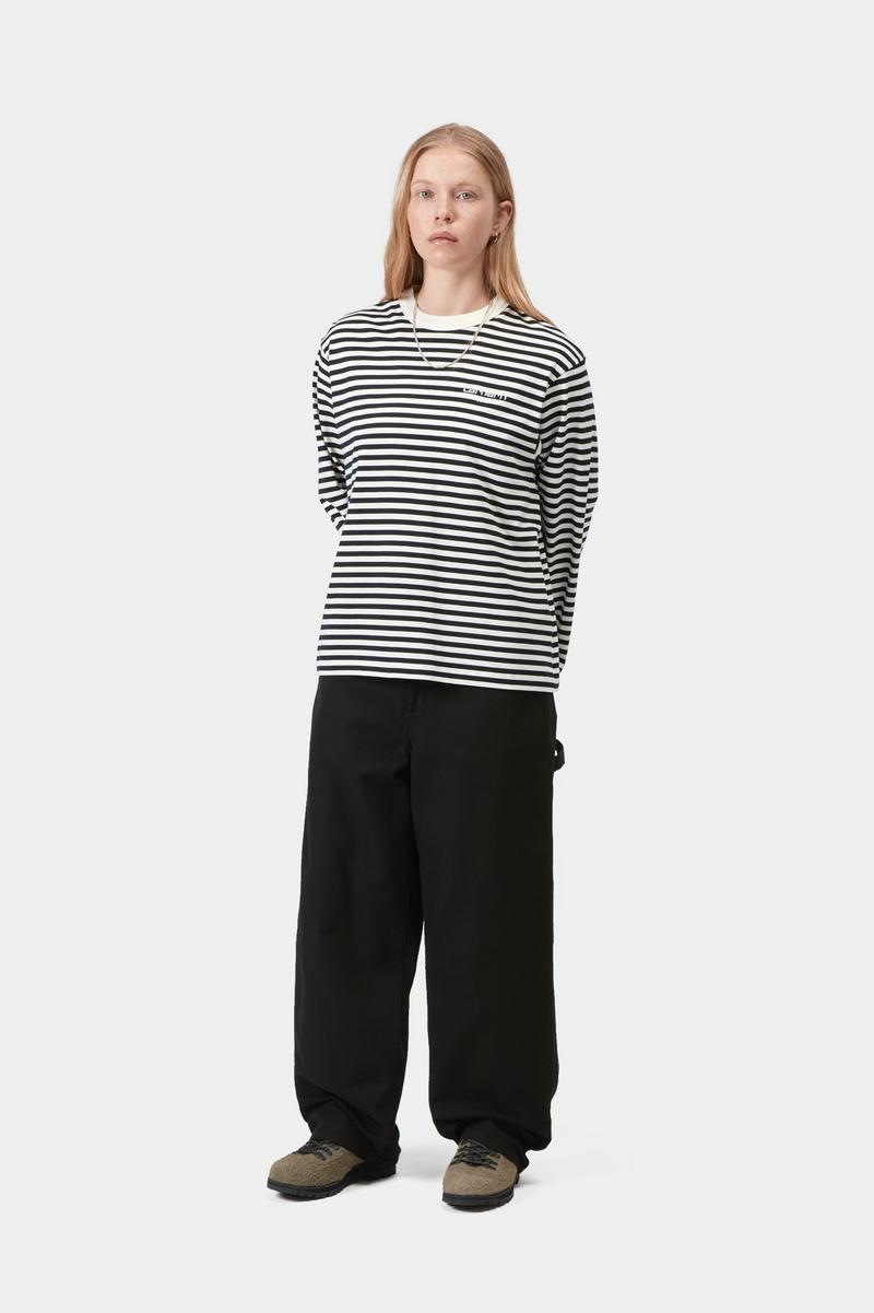 Carhartt Brandon Single Knee Pant - Schwarz, gespült