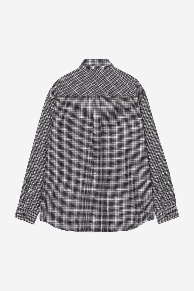 Carhartt L/S Todrick Shirt - Todrick Houndstooth, Eisschild