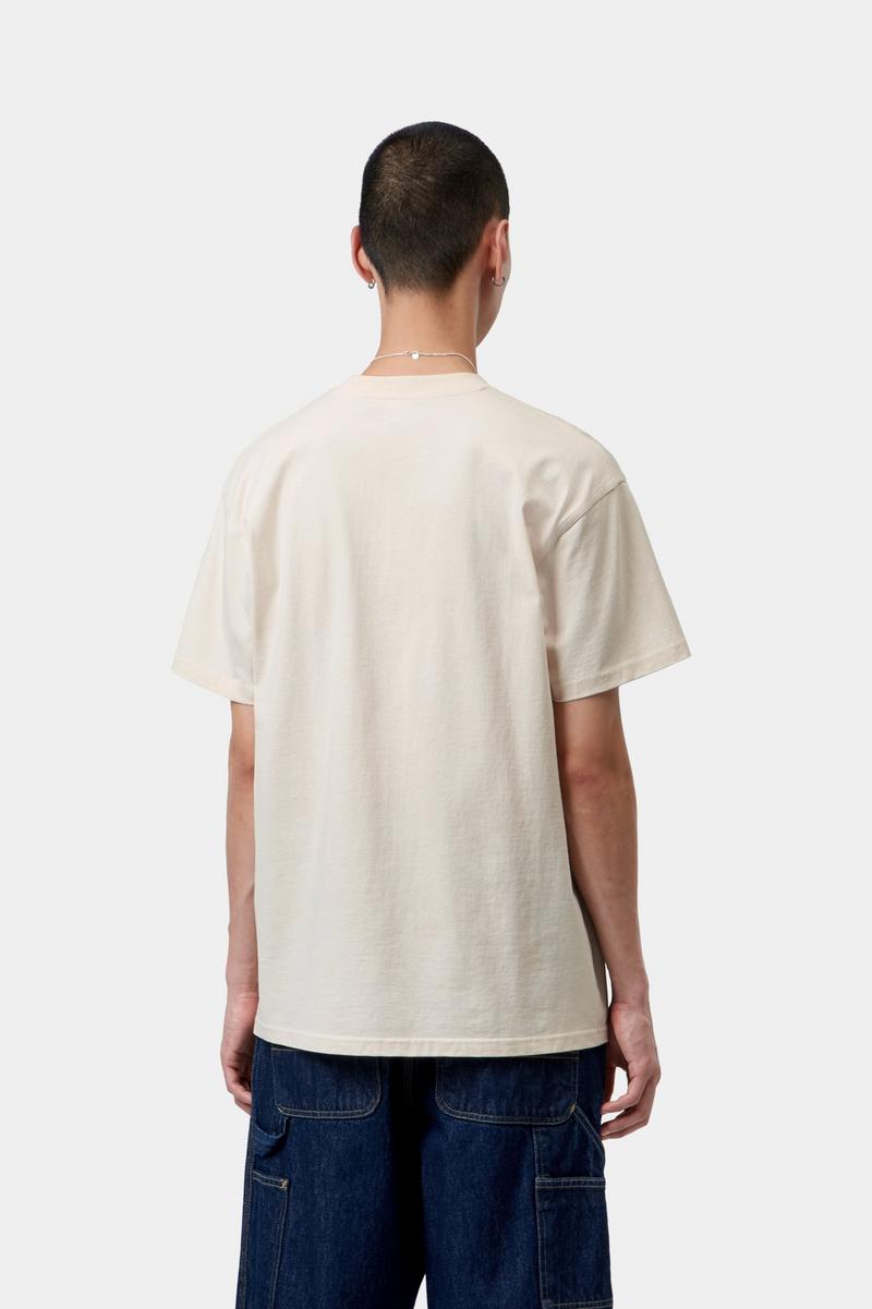 Carhartt S/S American Script T-Shirt - Natürlich
