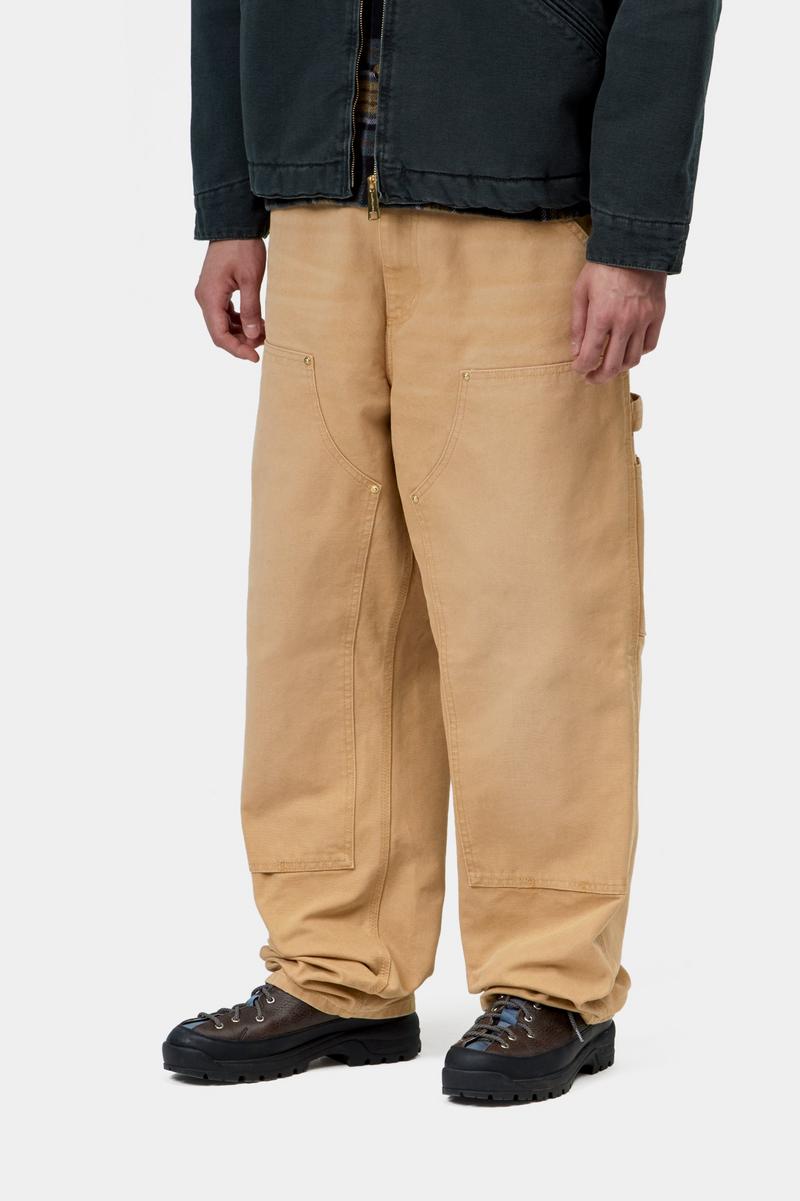 Carhartt Double Knee Pant - WIP Dusty H, Steinleinwand