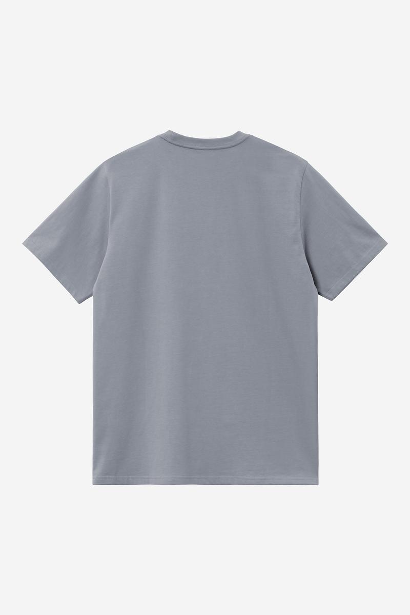Carhartt S/S American Script T-Shirt - Schattiges Blau