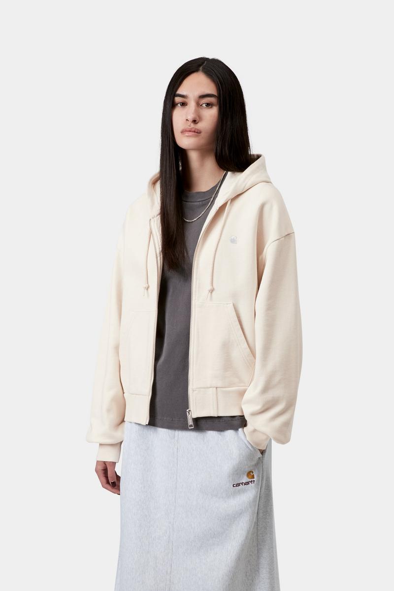 Carhartt Hooded Casey Jacket - Natur / Silber