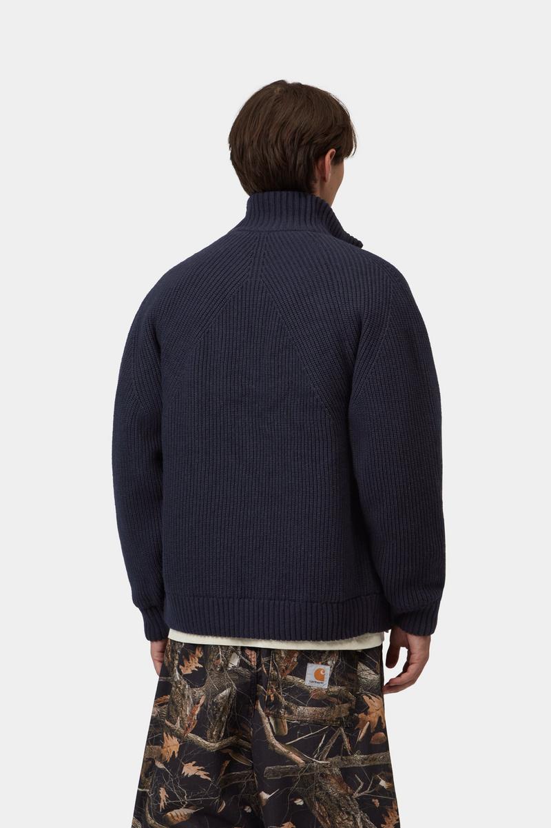Carhartt Banley Sweater Jacket - Dunkles Marineblau