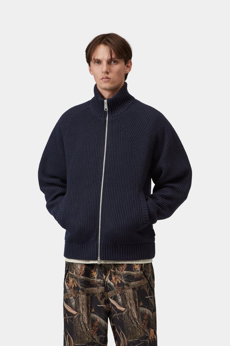 Carhartt Banley Sweater Jacket - Dunkles Marineblau