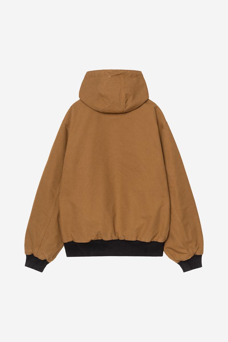 Carhartt OG Active Jacket 50th Anniversary Edition Canvas - Hamilton Brown / Camo Trebark, gespült