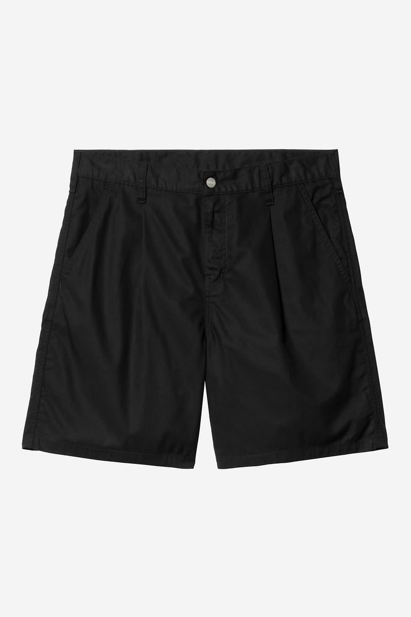 Carhartt Albert Short - Schwarz, gespült