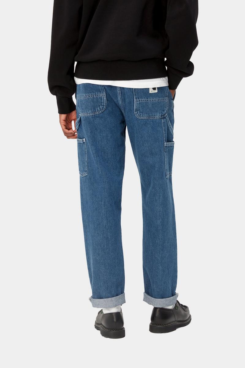 Carhartt Pierce Pant - Blau, Stonewashed