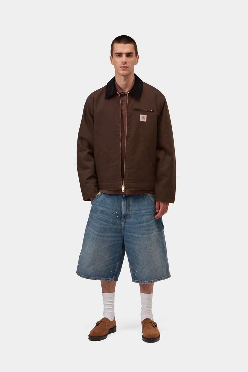 Carhartt Detroit Jacket (Winter) - Tabak / Schwarz, starr