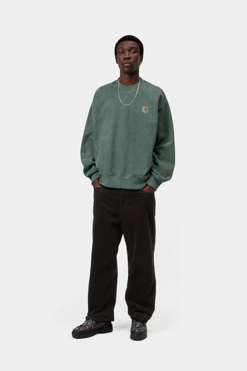 Carhartt Vista Sweatshirt - Dunkler Skarabäus, stückgefärbt