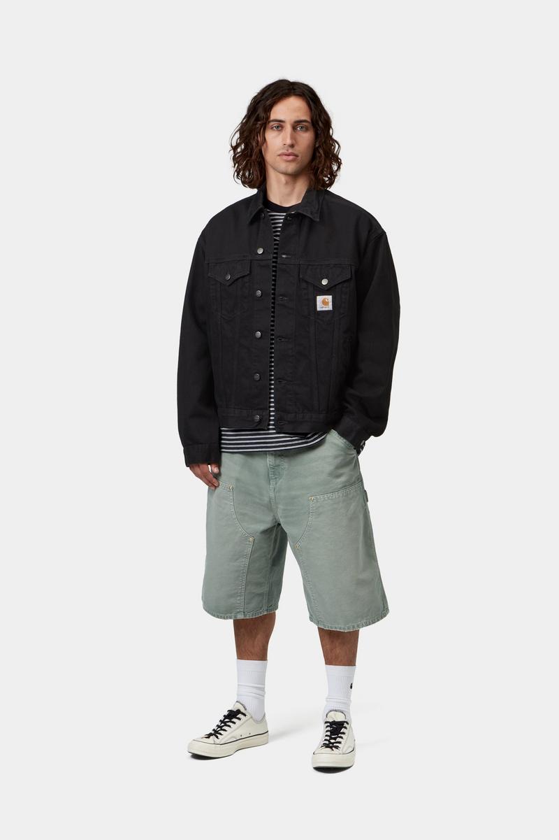 Carhartt Helston Jacket - Schwarz, gespült