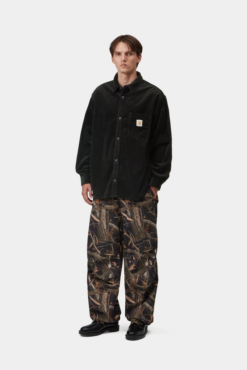 Carhartt L/S Loyde Shirt - Schwarz, gespült