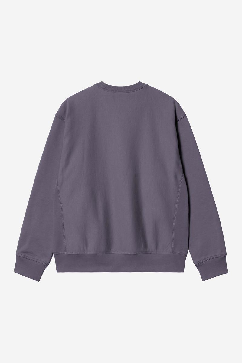 Carhartt American Script Sweatshirt - Schattiges Lila