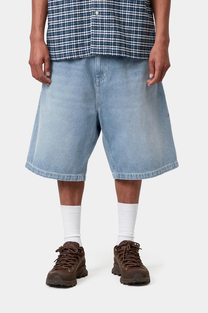 Carhartt Brandon Short - Blau, helles True Washed