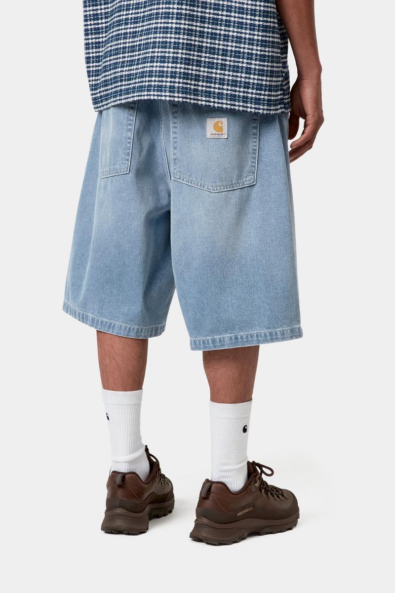 Carhartt Brandon Short - Blau, helles True Washed