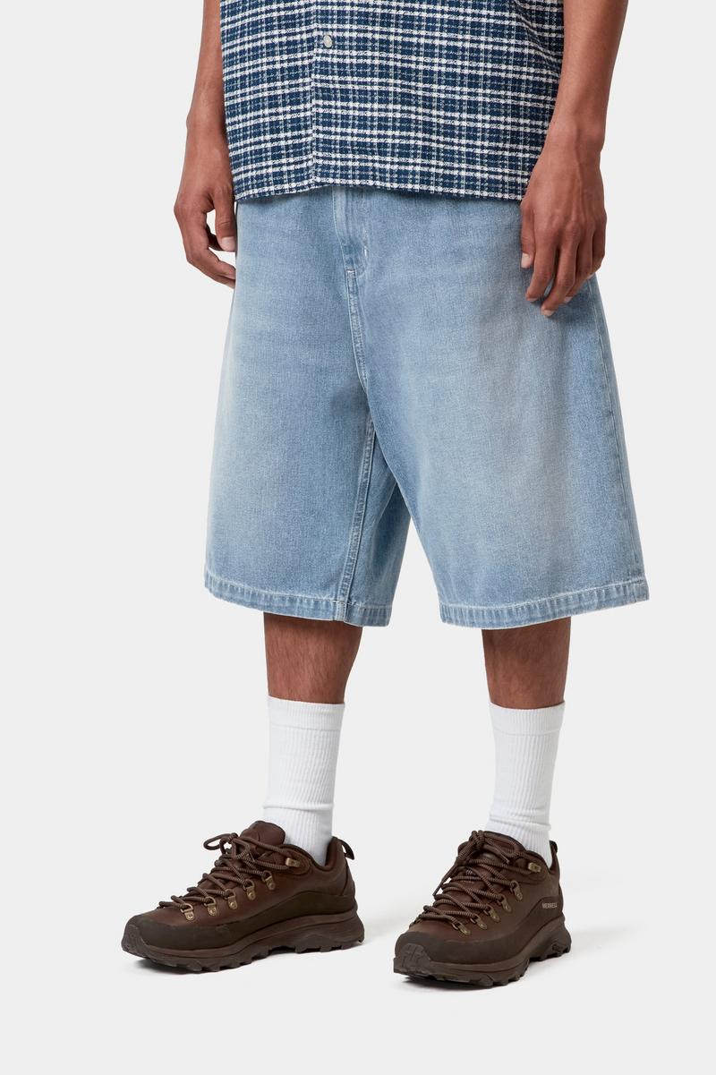 Carhartt Brandon Short - Blau, helles True Washed