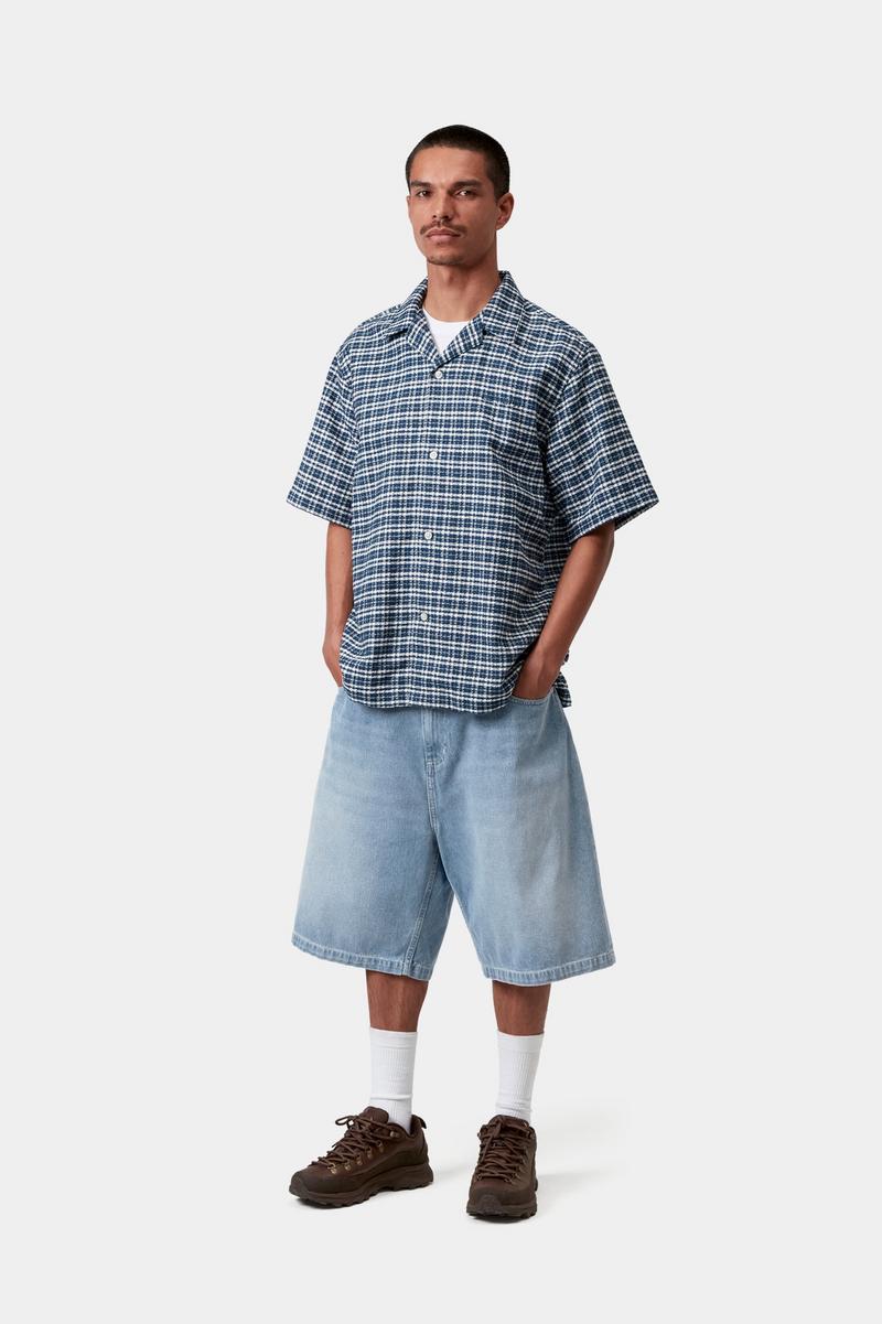 Carhartt Brandon Short - Blau, helles True Washed