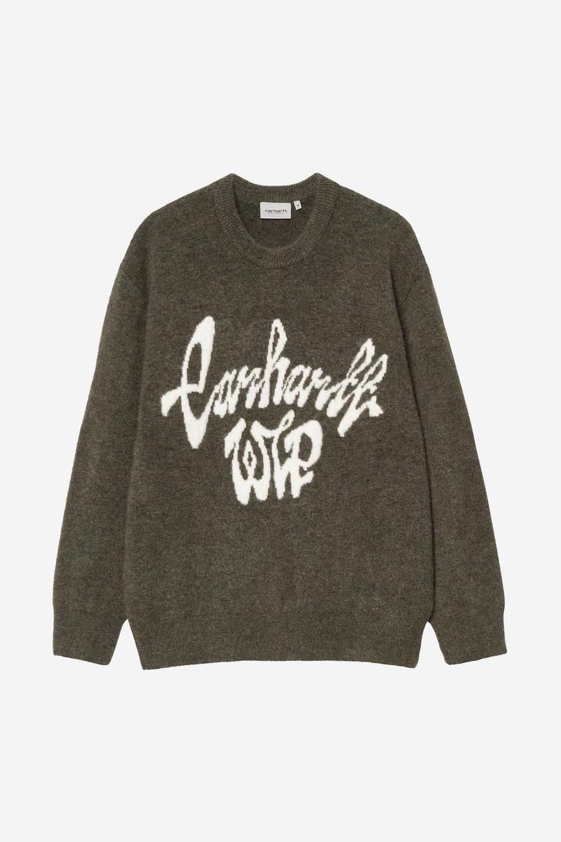 Carhartt Chedda Sweater - Opuntie / Natürlich