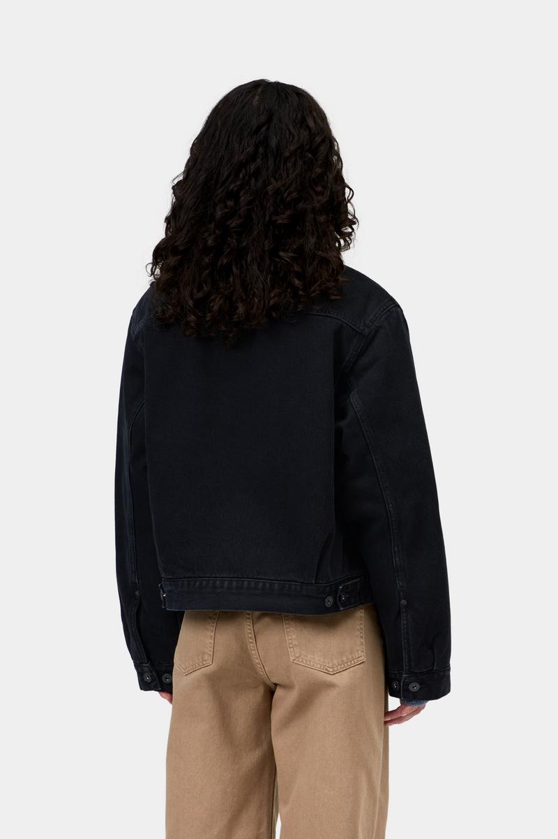Carhartt Belmar Jacket - Schwarz, Stonewashed