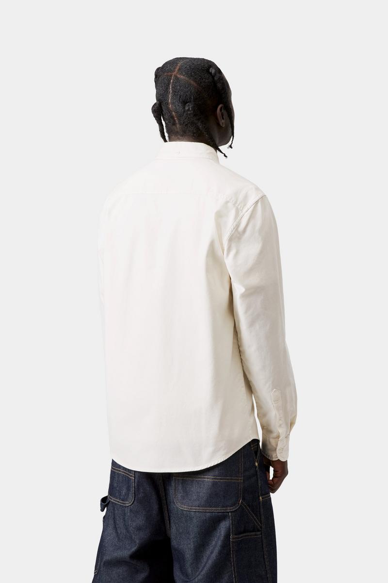 Carhartt L/S Bolton Shirt - Wachs, stückgefärbt