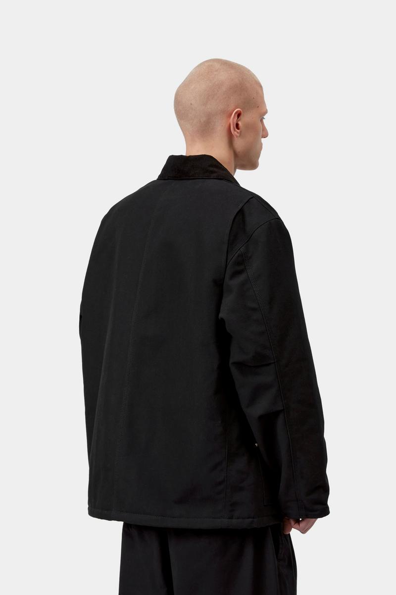 Carhartt OG Arctic Coat - Schwarz / Schwarz, starr