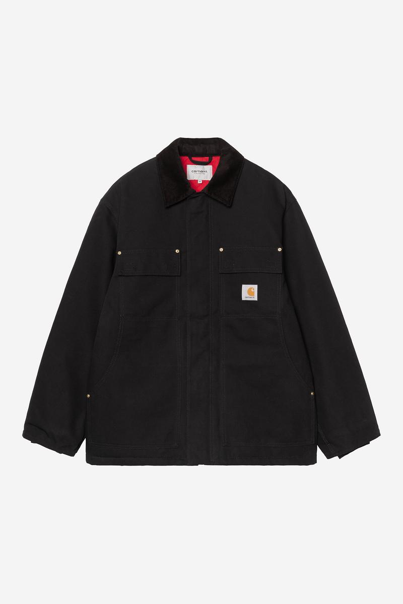 Carhartt OG Arctic Coat - Schwarz / Schwarz, starr