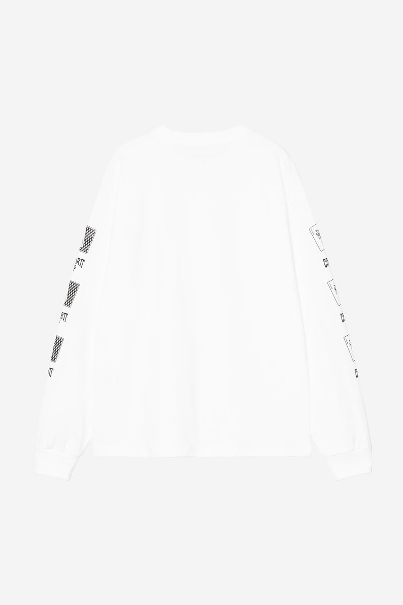 Carhartt L/S Playing Cards T-Shirt - Weiß