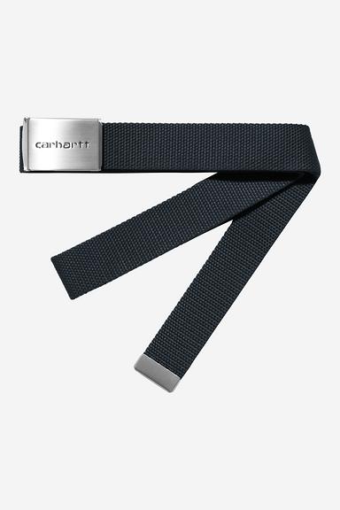 Carhartt Clip Belt Chrome - Tiefe Nacht