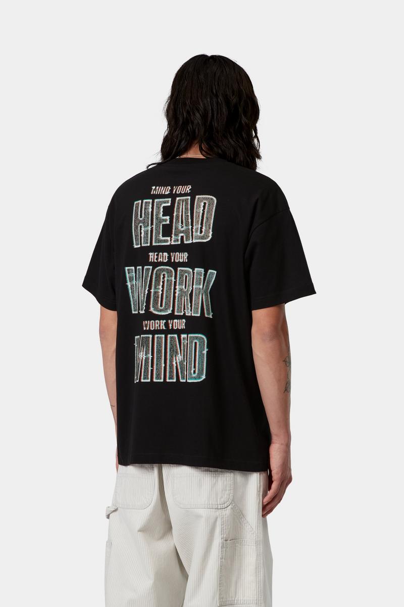 Carhartt S/S Mind Your Head T-Shirt - Schwarz