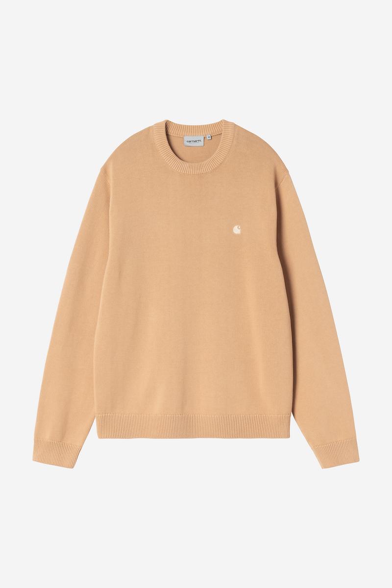 Carhartt Kori Sweater - Dusty H Brown, stückgefärbt
