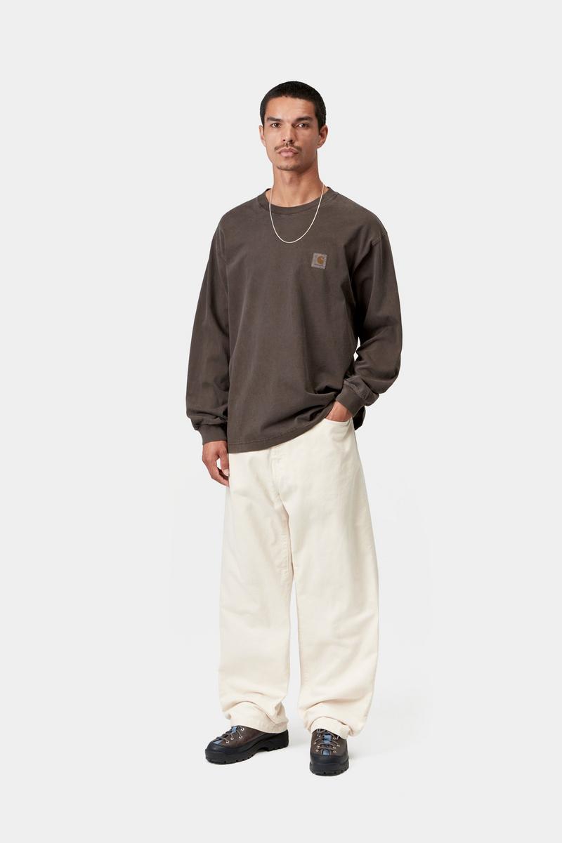 Carhartt L/S Vista T-Shirt - Tabak, Stückgefärbt