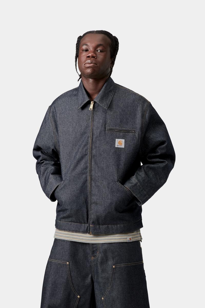 Carhartt OG Detroit Jacket - Blau, starr